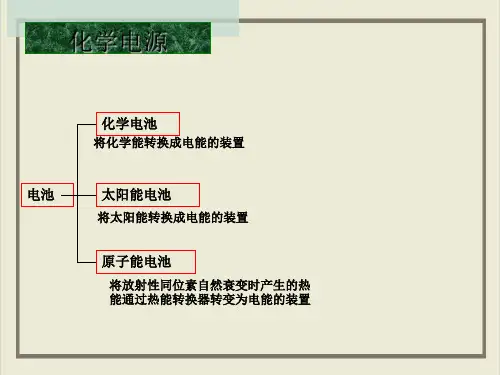 课件《化学电源》课件PPT_人教版1