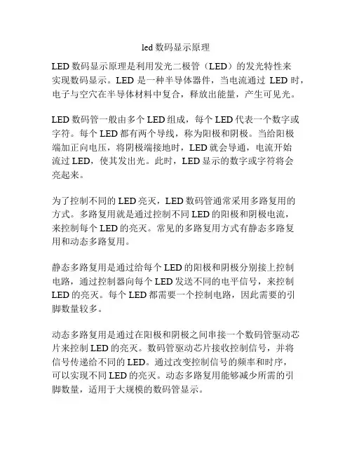 led数码显示原理