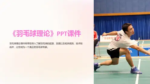 《羽毛球理论》课件