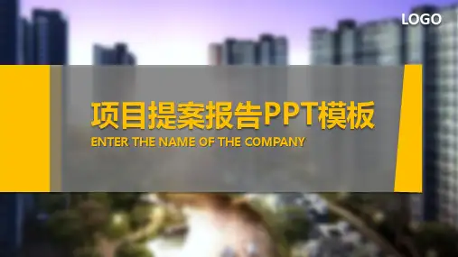 精美房地产项目提案授课ppt课件