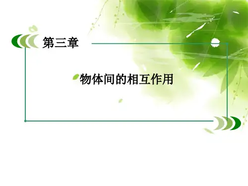 物体间的相互作用