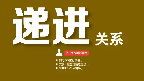 PPT图表递进关系PPT关系图形