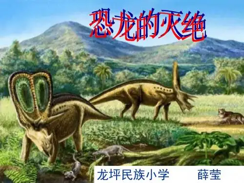 人教语文二下识字八《恐龙的灭绝》课件