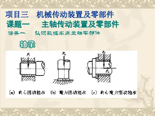 可分为滑动轴承和滚动轴承