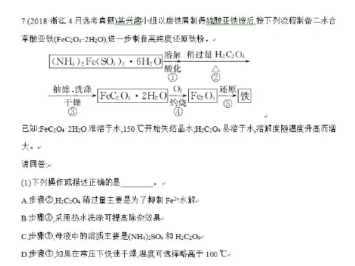 阿司匹林的合成