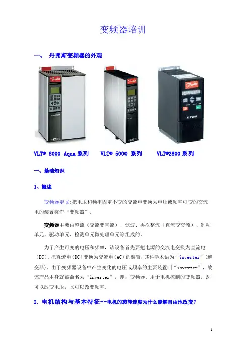 DANFOSS变频器培训