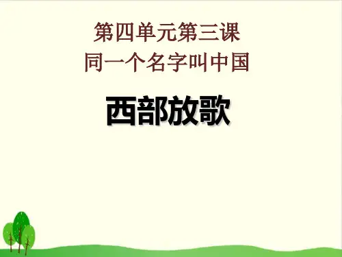 五年级上品德与社会教学课件-同一个名字叫中国2教科版