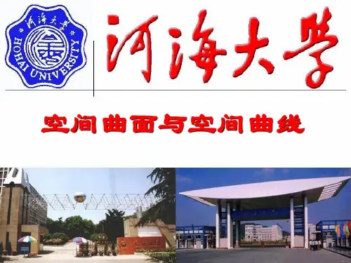 附录空间曲面与空间曲线