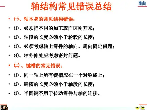 轴改错例题