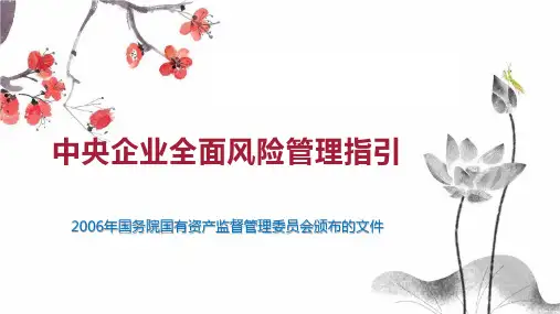 中央企业全面风险管理指引