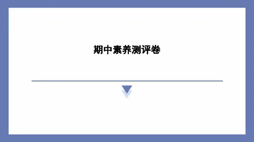 期中素养测评卷 课件(共16张PPT) 苏教版科学四年级上册
