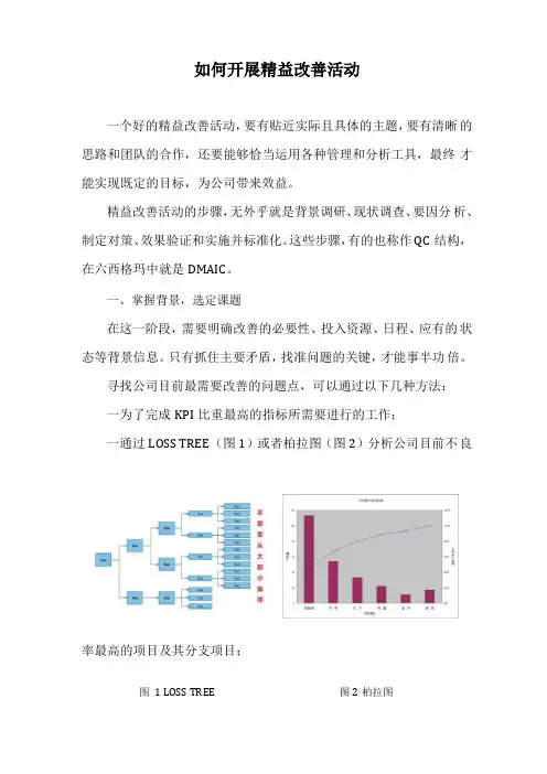 如何开展精益改善活动