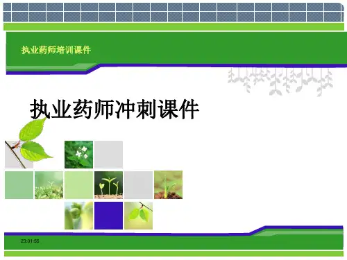 执业药师冲刺课件