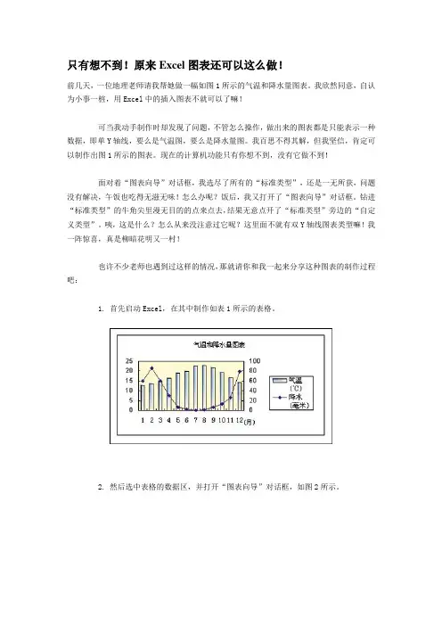 Excel图表制作教程