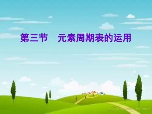 同周期元素性质的递变规律2022优秀课件