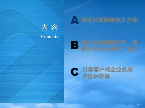 精选政企综合接入业务标准化产品基础培训V