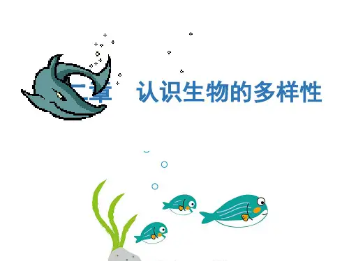 第二章认识生物的多样性课件-人教版生物八年级上册