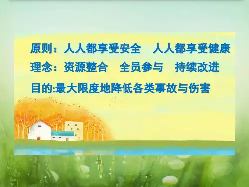 安全社区安全诊断培训讲义马倩-北京安全文化促进会