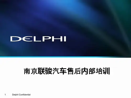 北京德尔福MT发动机管理系统资料