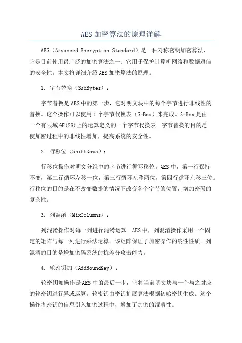 AES加密算法的原理详解