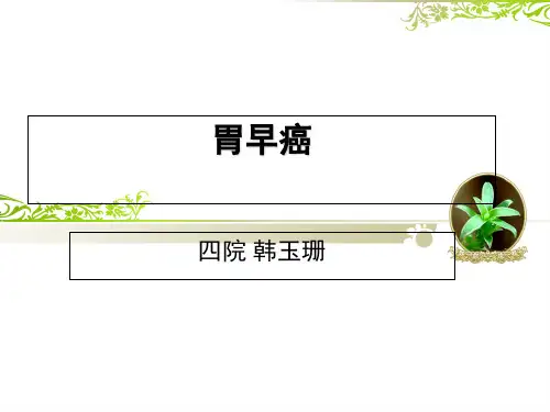 胃早癌镜下诊治ppt课件