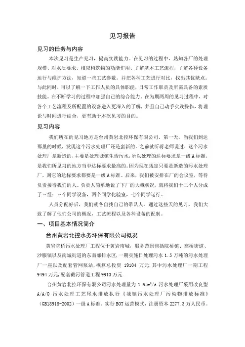 见习报告