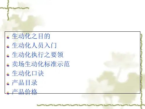 康师傅生动化陈列手册