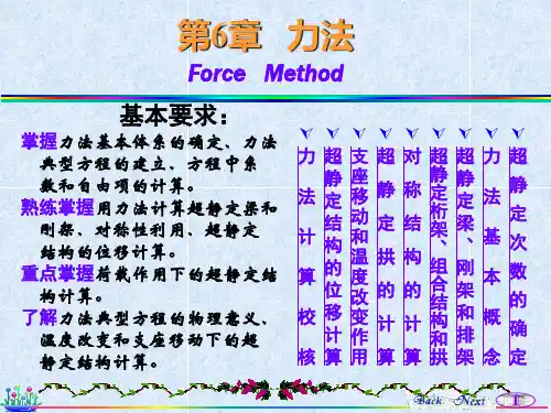 力法知识讲解PPT89页