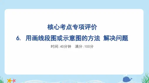 2024年苏教版四年级下册数学期末核心考点复习——用画线段图或示意图的方法 解决问题