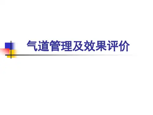 气道管理及效果评 (2)
