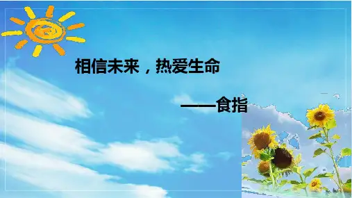 专题09 相信未来,热爱生命——食指
