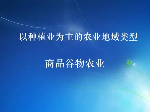 商品谷物农业PPT课件