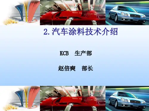 2.汽车涂料技术介绍