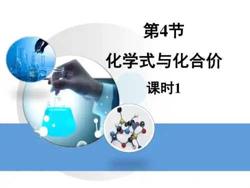 化学式与化合价PPT课件55 人教版