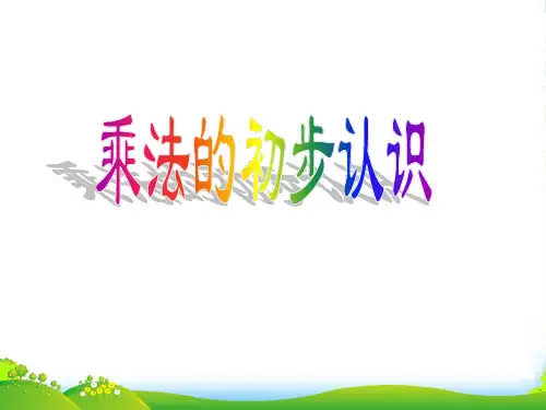 二年级数学 看魔术 乘法的初步认识1课件 青岛版