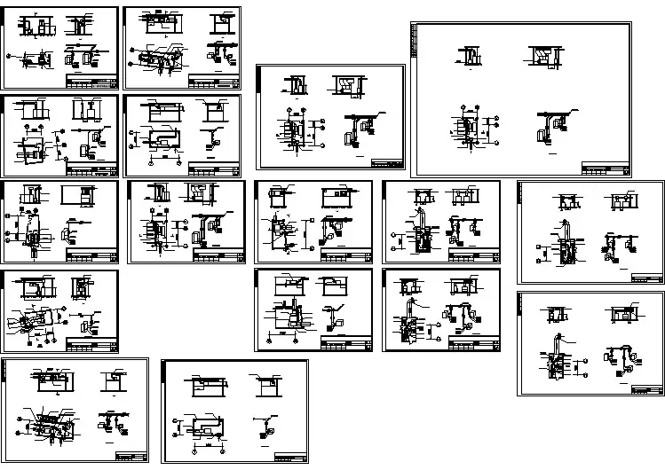 暖通空调工程空调机房施工大样图纸