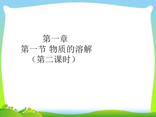 溶液组成的表示-课件