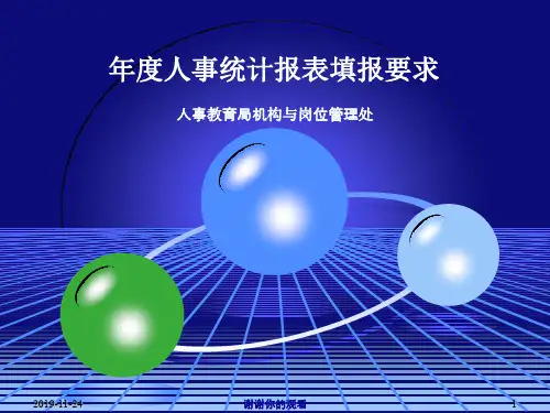 年度人事统计报表填报要求.pptx