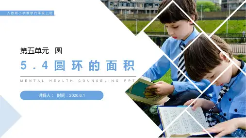 《圆环的面积》人教版小学六年级上册数学PPT课件(第5.4课时)
