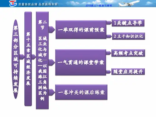 第三部分  第十五章 第二节 区域工业化与城市化