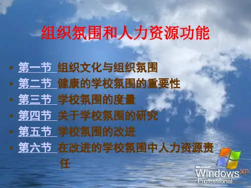组织氛围