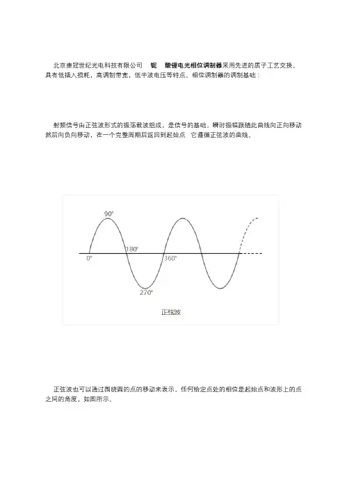 康冠光电相位调制的基础