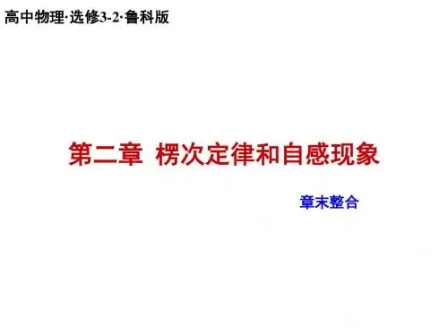 楞次定律和自感现象ppt课件