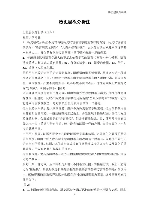 历史学-历史层次分析法