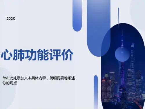 心肺功能评价
