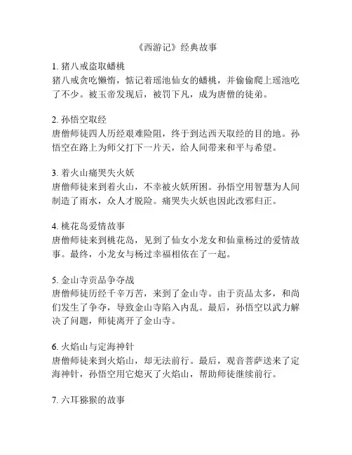 《西游记》经典故事