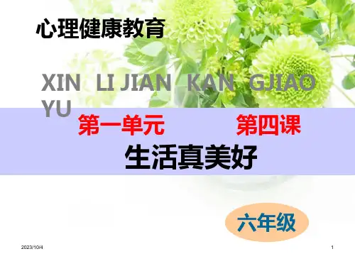 生活真美好PPT课件