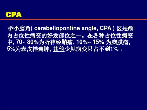 CPA区肿瘤