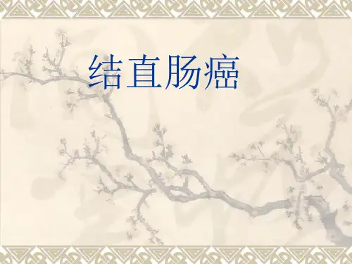 医学教学课件：结直肠癌