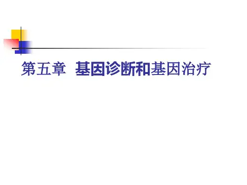分子生物讲义：第五章 基因诊断和基因治疗